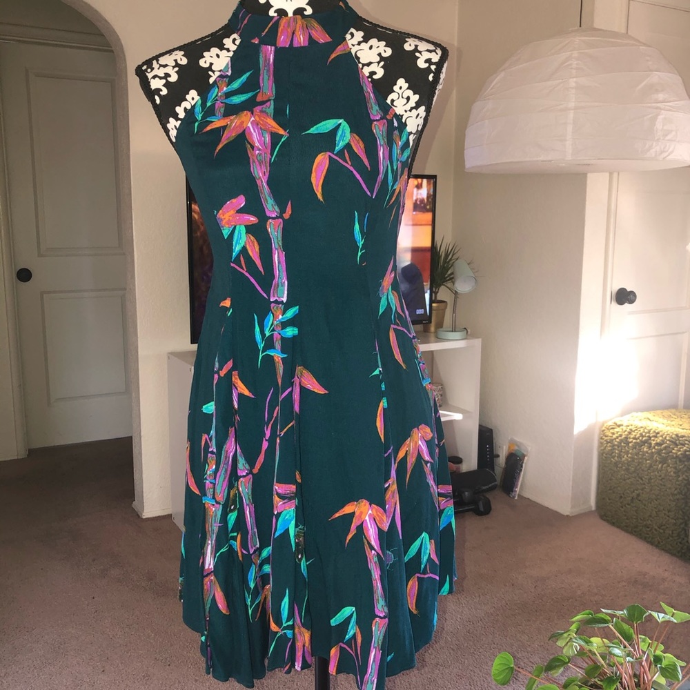 Kimchi Blue Jan Jan halter mini dress